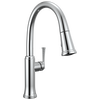 Llave de una manija con tubo de salida deslizable para cocina