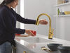 Touch2O Pull-Down Kitchen Faucet with Soap Dispenser Bundle