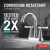 Llave para baño de combinación de dos manijas