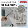 Llave para baño extensible independiente de dos manijas