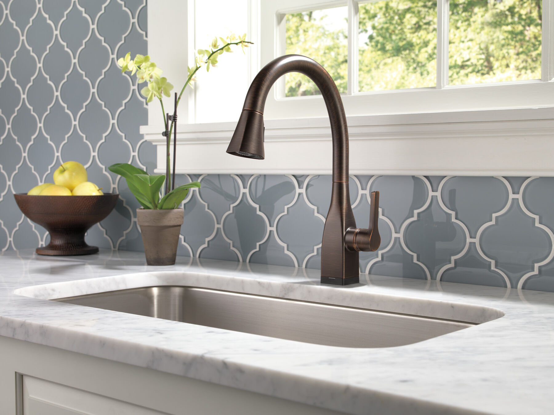 Llave para cocina monomando extensible con tecnologías Touch<sub>2</sub>O® y ShieldSpray®, imagen 14