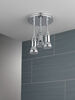 Regadera tipo lluvia colgante H<sub>2</sub>Okinetic® con luz de LED