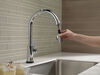 Llave para cocina monomando extensible con tecnología Touch<sub>2</sub>O®