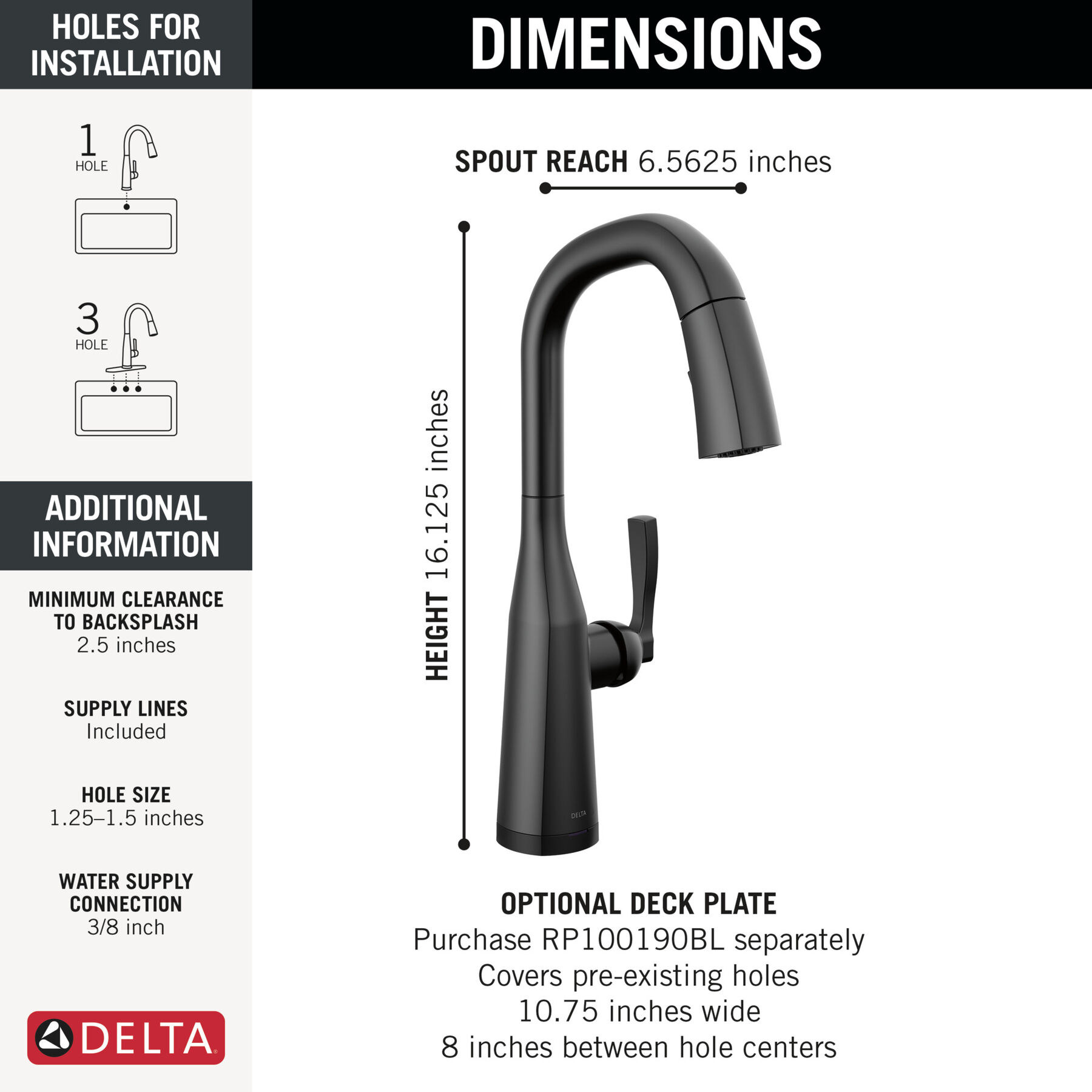 Touch2O® Bar / Prep Faucet with Touchless Technology, image 1