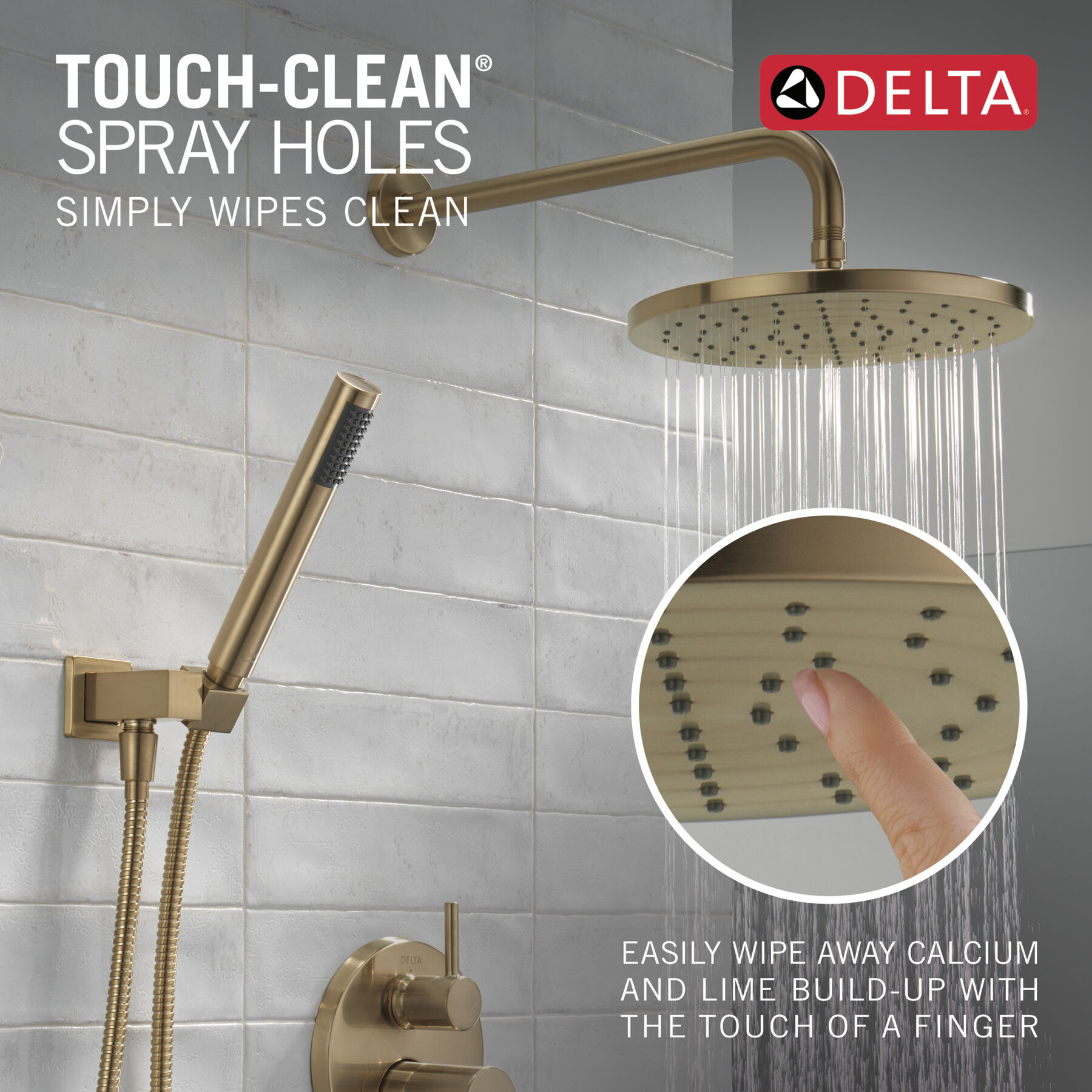 Raincan Shower Rough & Trim w/ HS 1L 14S (Recertified), image 3