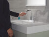 Llave para baño extensible de combinación de dos manijas