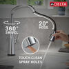 VoiceIQ® Single Handle Pull-Down Faucet with Touch<sub>2</sub>O® Technology