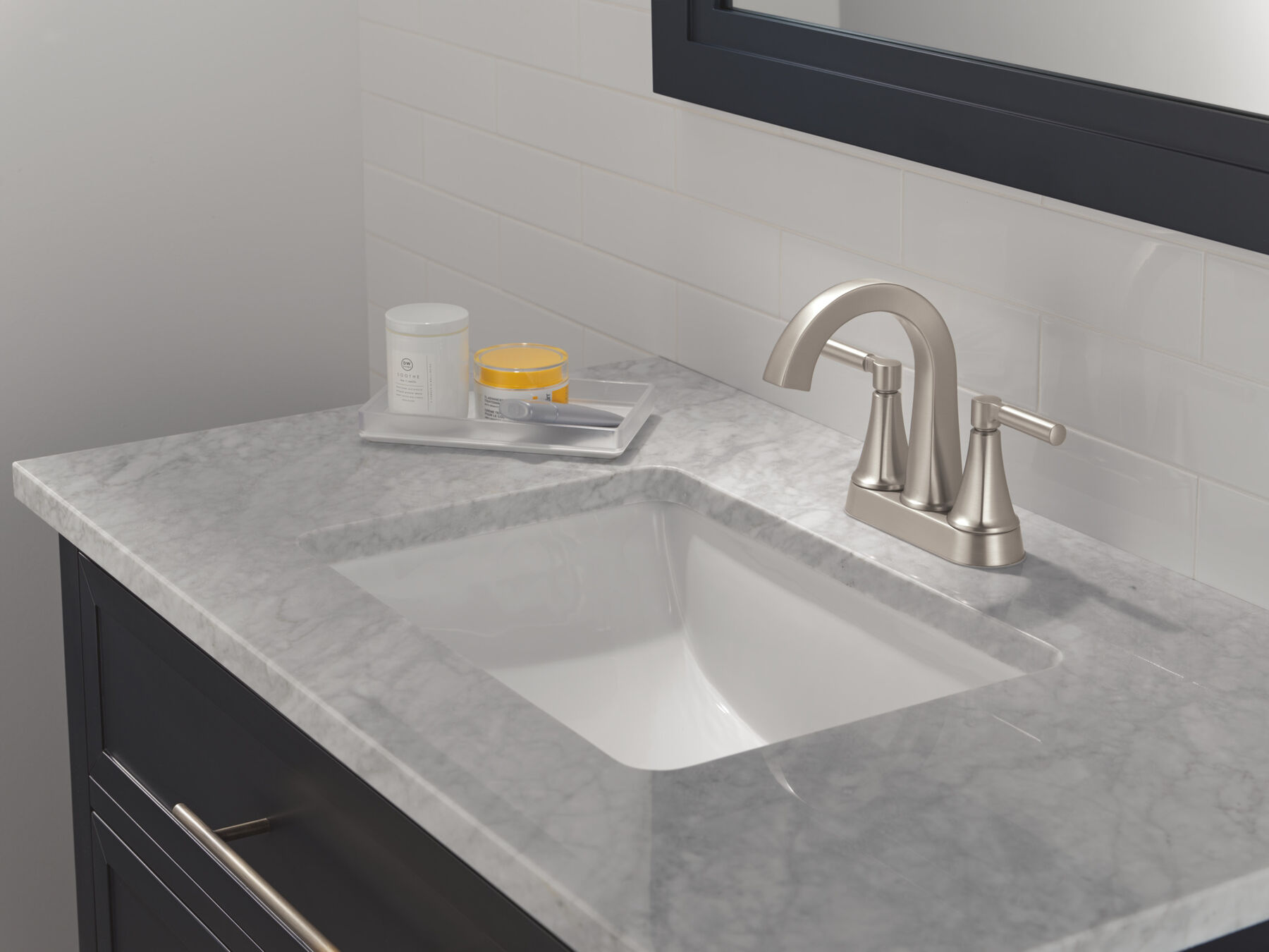 Llave para baño de combinación con dos manijas, imagen 4