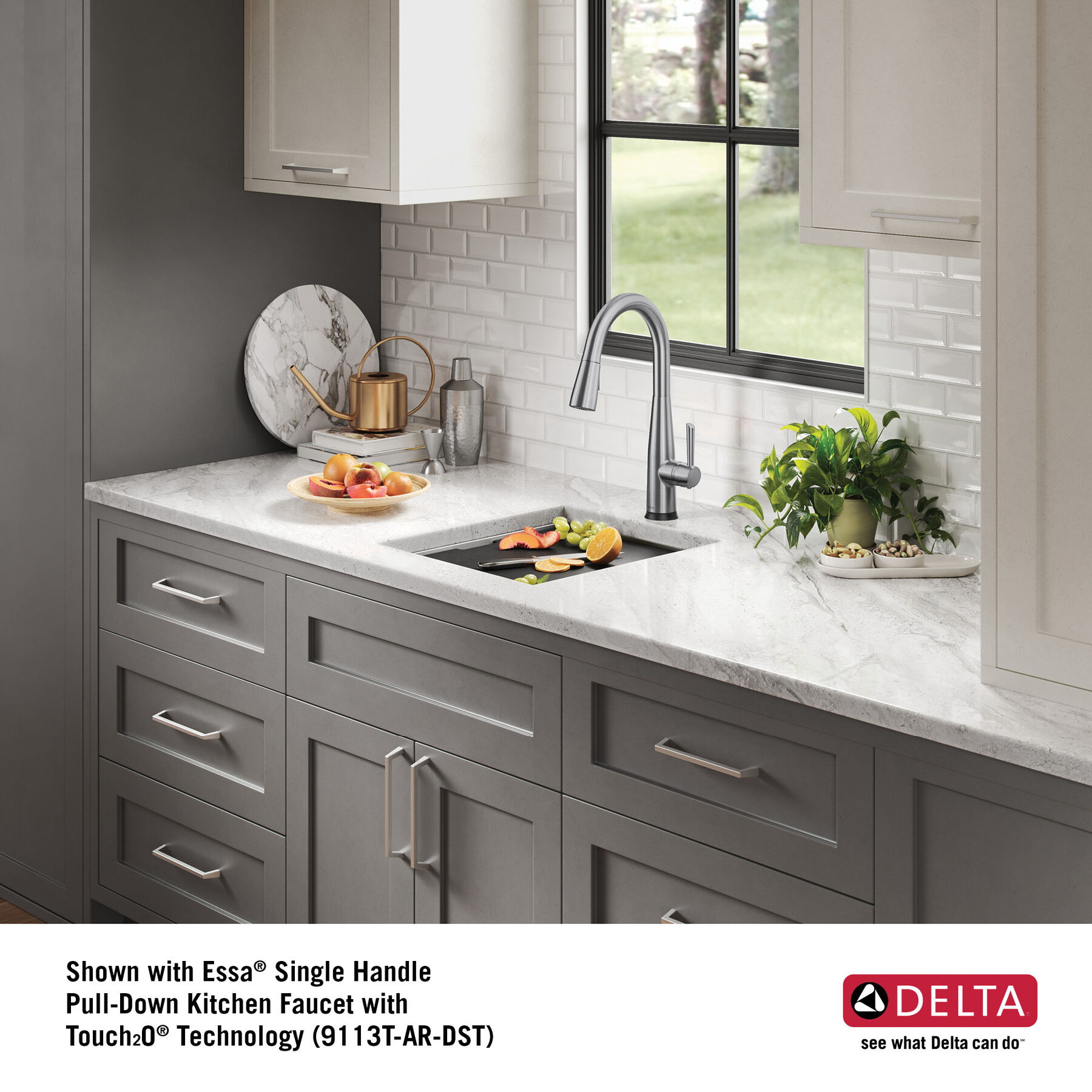 Lavabo de cocina para barra/preparación de alimentos tipo estación de trabajo con un receptáculo de acero inoxidable calibre 16 de 17" de montaje bajo encimera, con reborde WorkFlow™ y accesorios, imagen 15