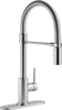 Llave para cocina extensible de una manija con tubo de salida con muelle (producto recertificado)