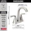 Llave para baño de combinación con dos manijas (producto recertificado)