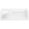 60x32 Alcove Shower Bundle - Left Seat Center Drain
