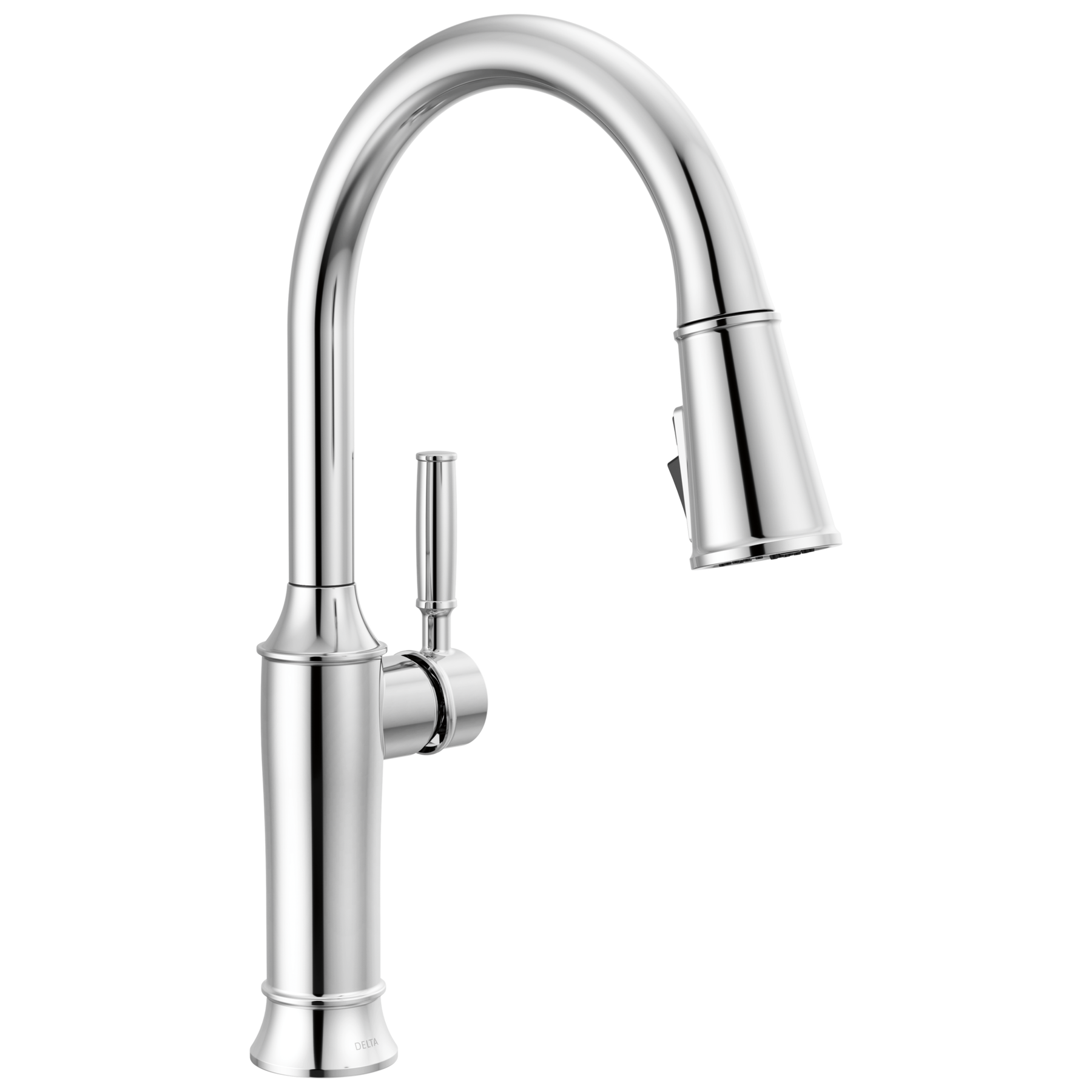 Llave de una manija con tubo de salida deslizable para cocina
