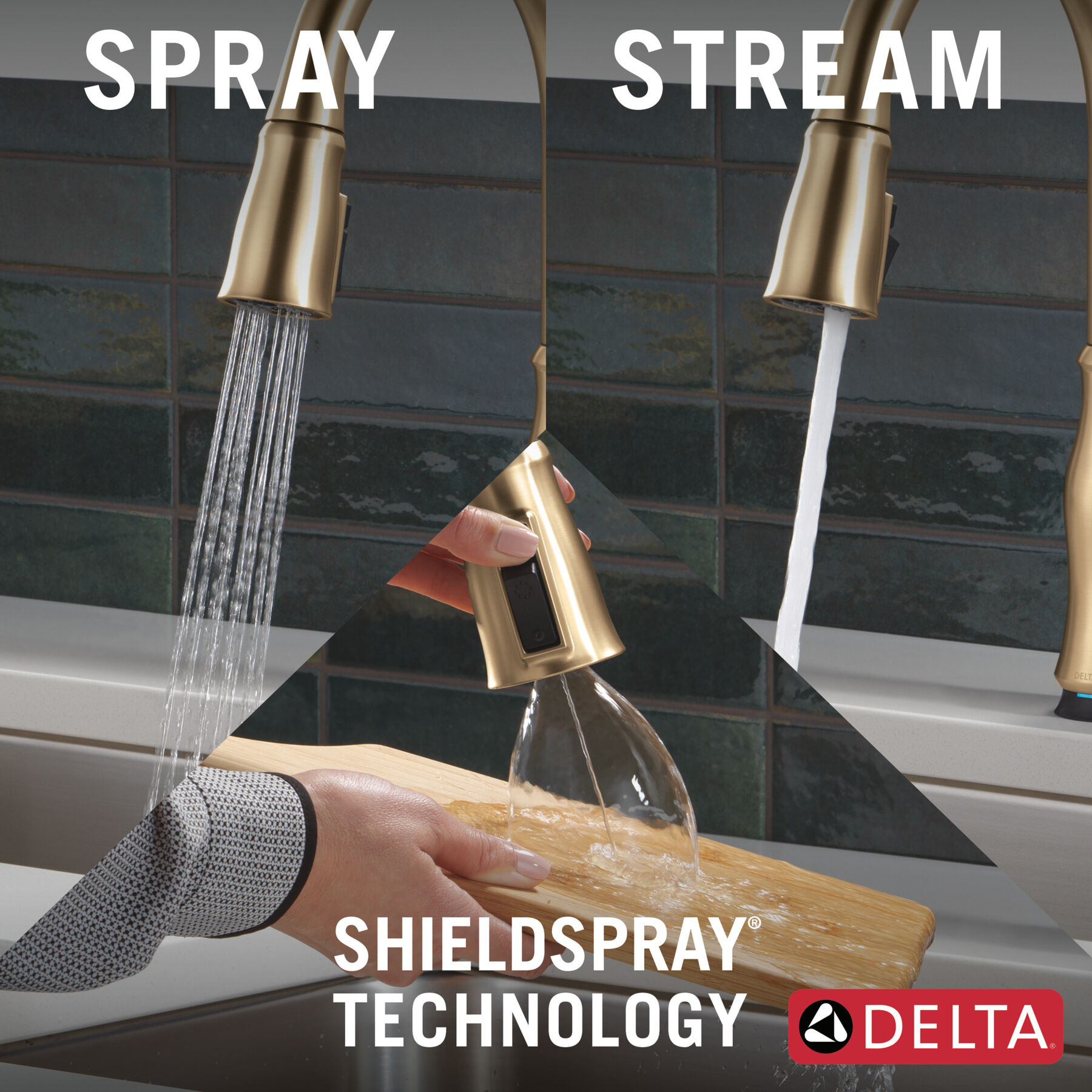 Touch<sub>2</sub>O® Technology Kitchen Faucet with Touchless Technology, image 10