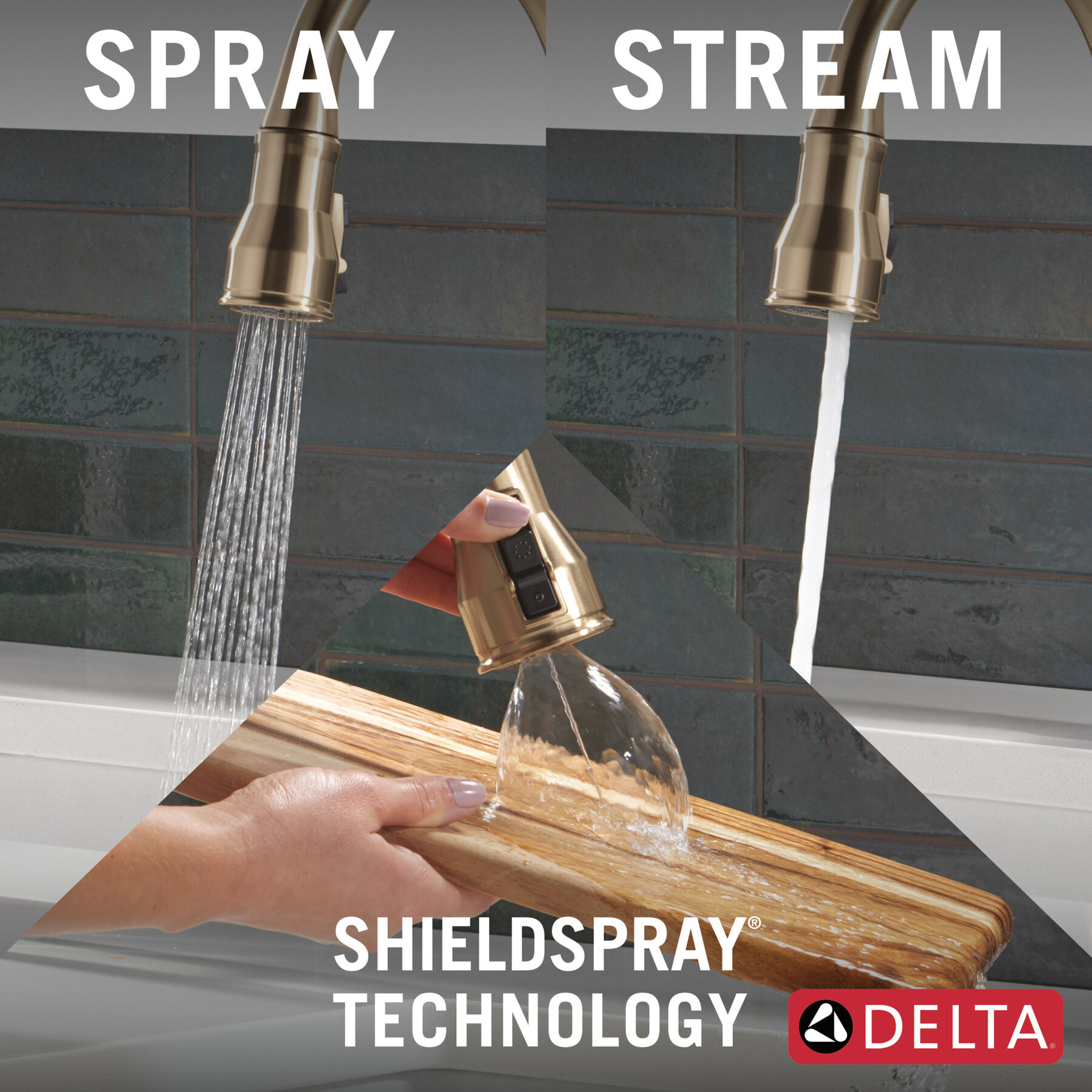 Touch<sub>2</sub>O® Technology Kitchen Faucet with Touchless Technology, image 12