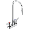 Two Handle 4 In Deck-mount Laboratory Mixing Faucet