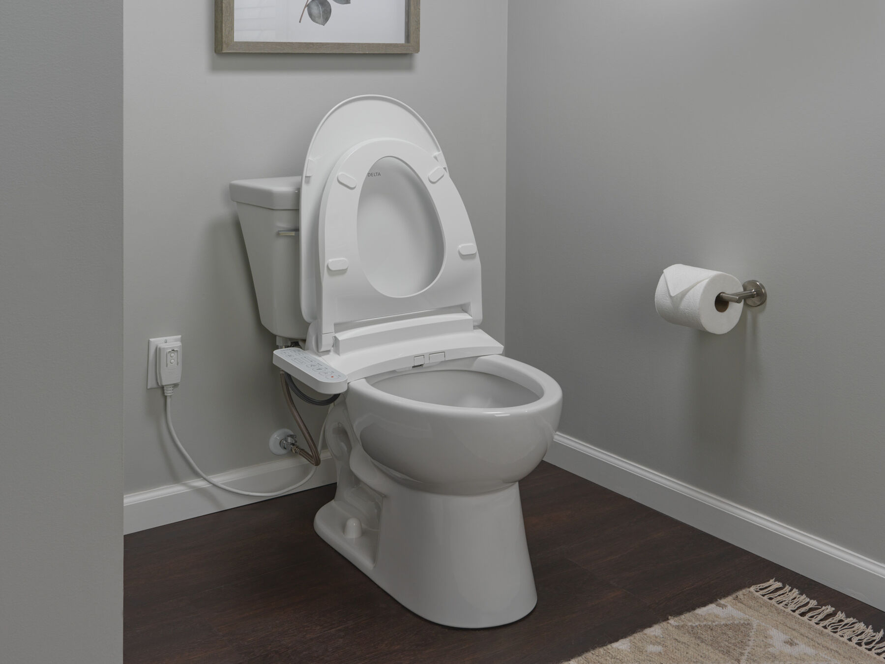 Standard Elongated Electric Bidet Toilet Seat, image 6