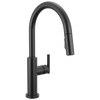 Llave de una manija con tubo de salida deslizable para cocina