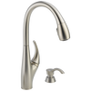 Llave de una manija con tubo de salida deslizable para cocina