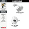 Widespread Lavatory Faucet with Shower Trim and Rough Bundle - 14 Series