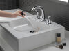 Llave para baño extensible independiente de dos manijas