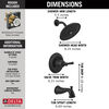 Accesorios de ducha y bañera Monitor serie 14 con conjunto interior