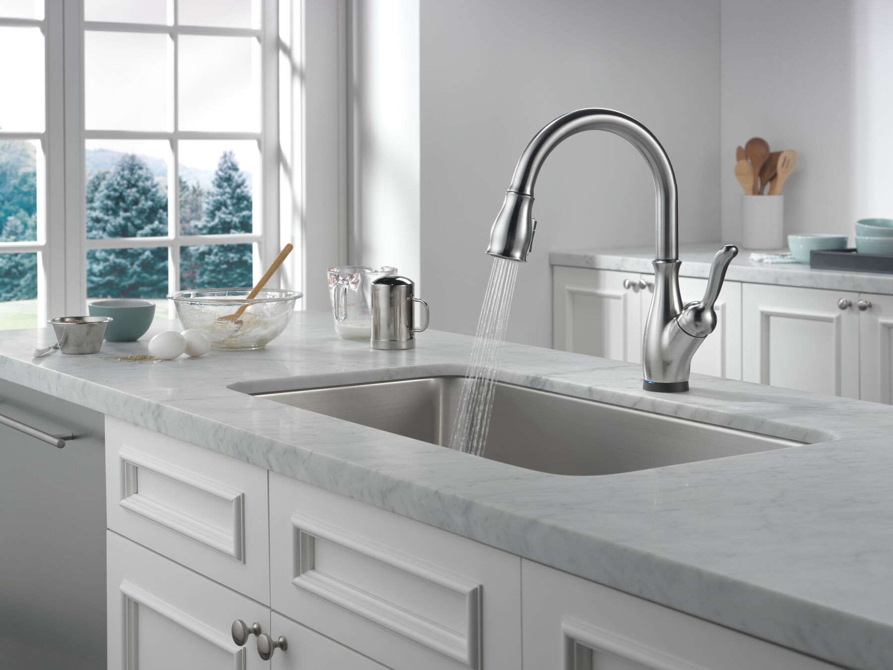 Llave para cocina monomando extensible con tecnologías Touch<sub>2</sub>O® y ShieldSpray®, imagen 25