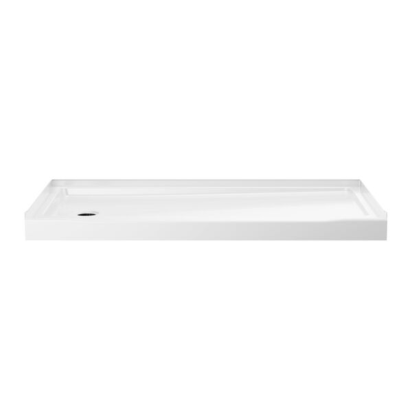 Classic 500 Shower Base 60"x32" Left Drain