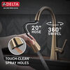 Llave para cocina monomando extensible
