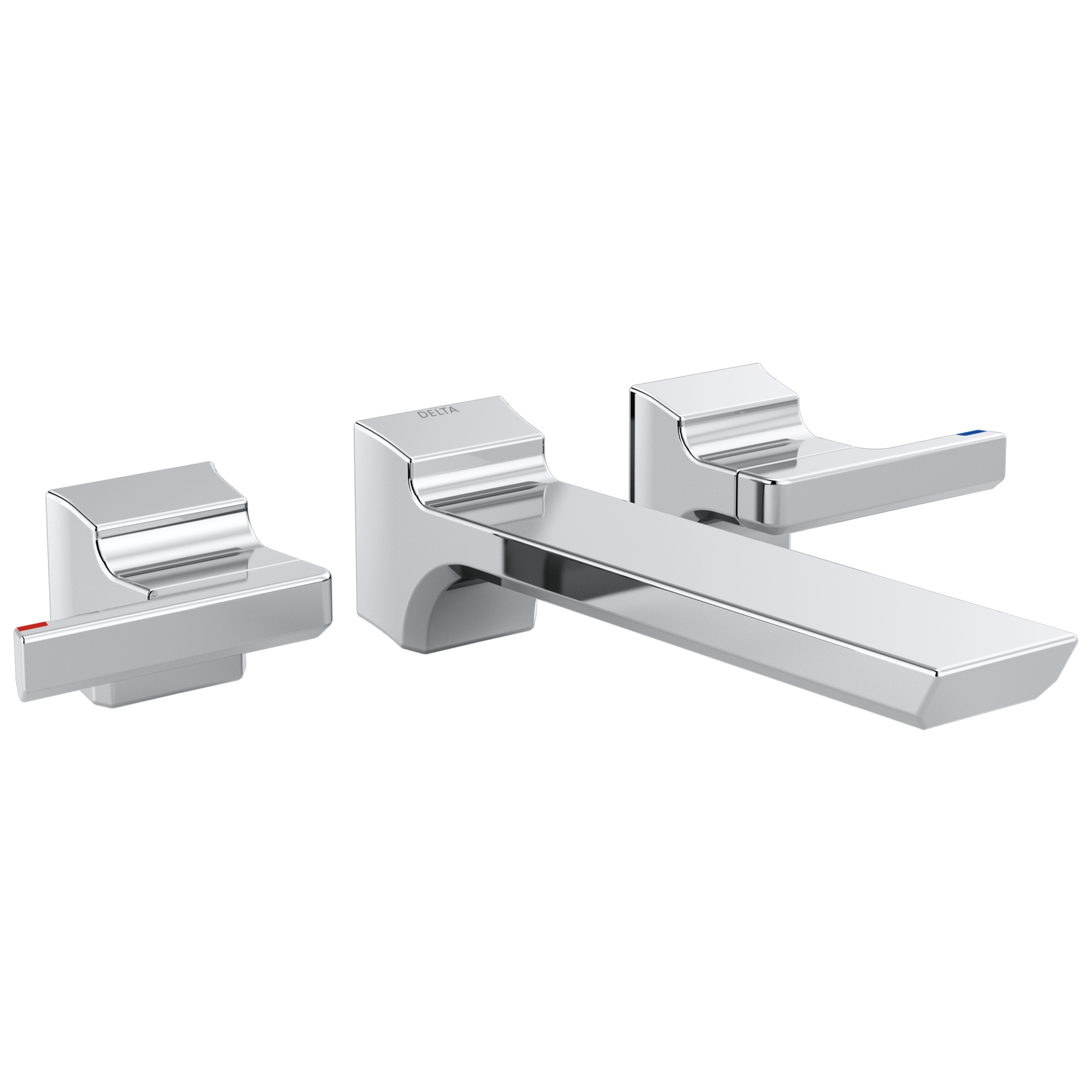 Accesorio para llave para baño de dos manijas de montaje en pared