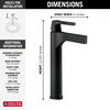 Llave para baño monomando para vasija
