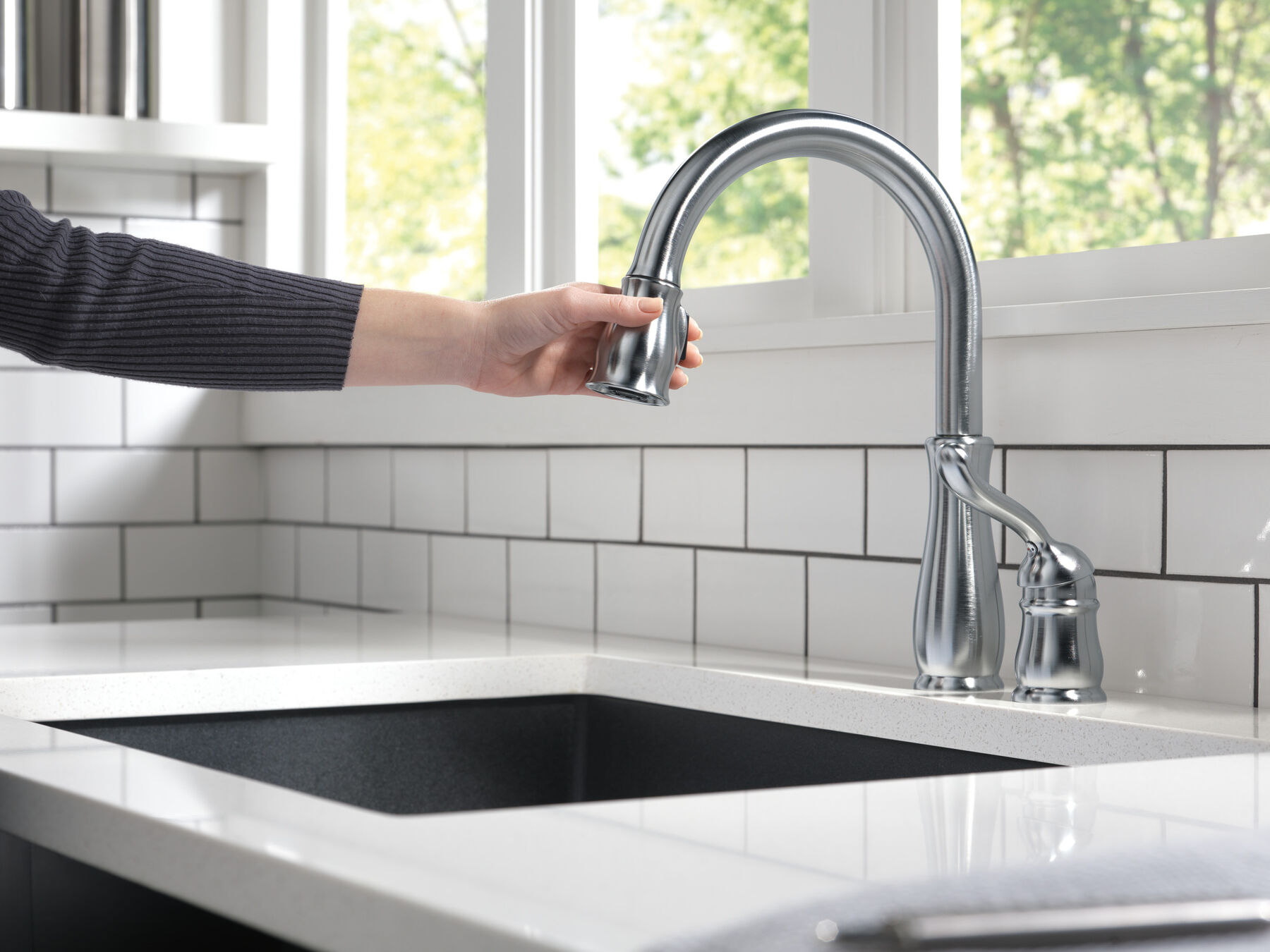 Llave para cocina monomando extensible, imagen 8