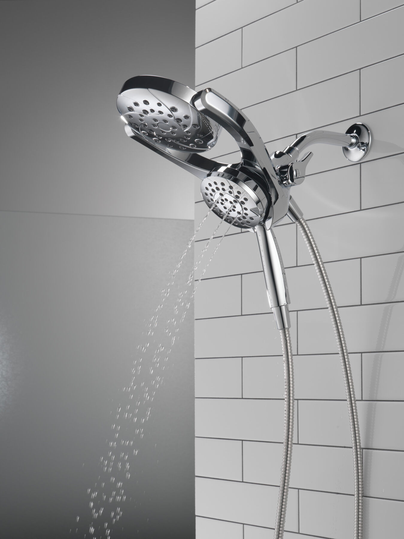 Cabezal de ducha dos en uno de 4 ajustes HydroRain®, imagen 14