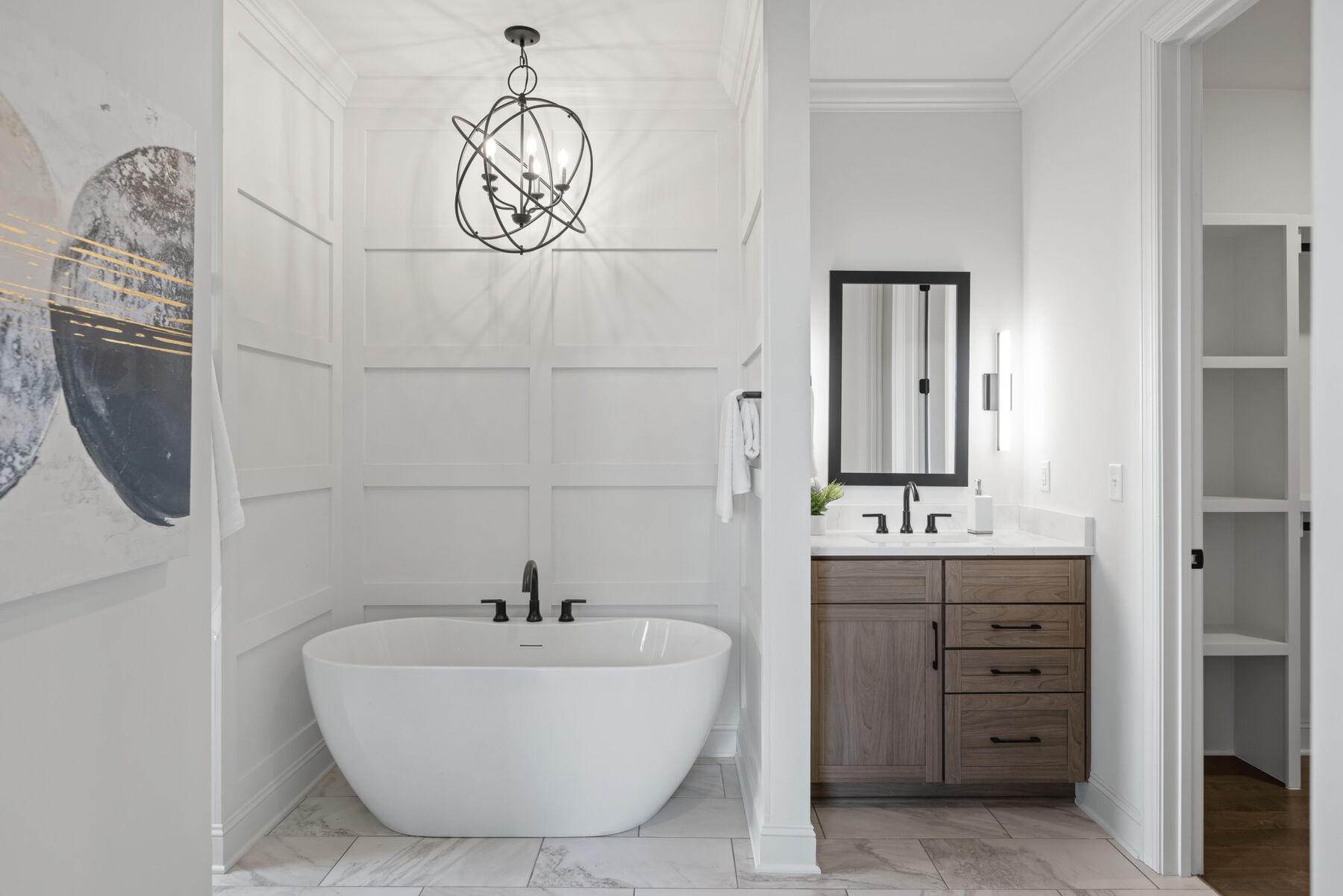 Llave para baño de extensión con dos manijas (producto recertificado), imagen 3