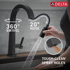 Single Handle Pull-Down Kitchen Faucet With Touch<sub>2</sub>O® Technology Technology