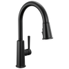 Llave de una manija con tubo de salida deslizable para cocina