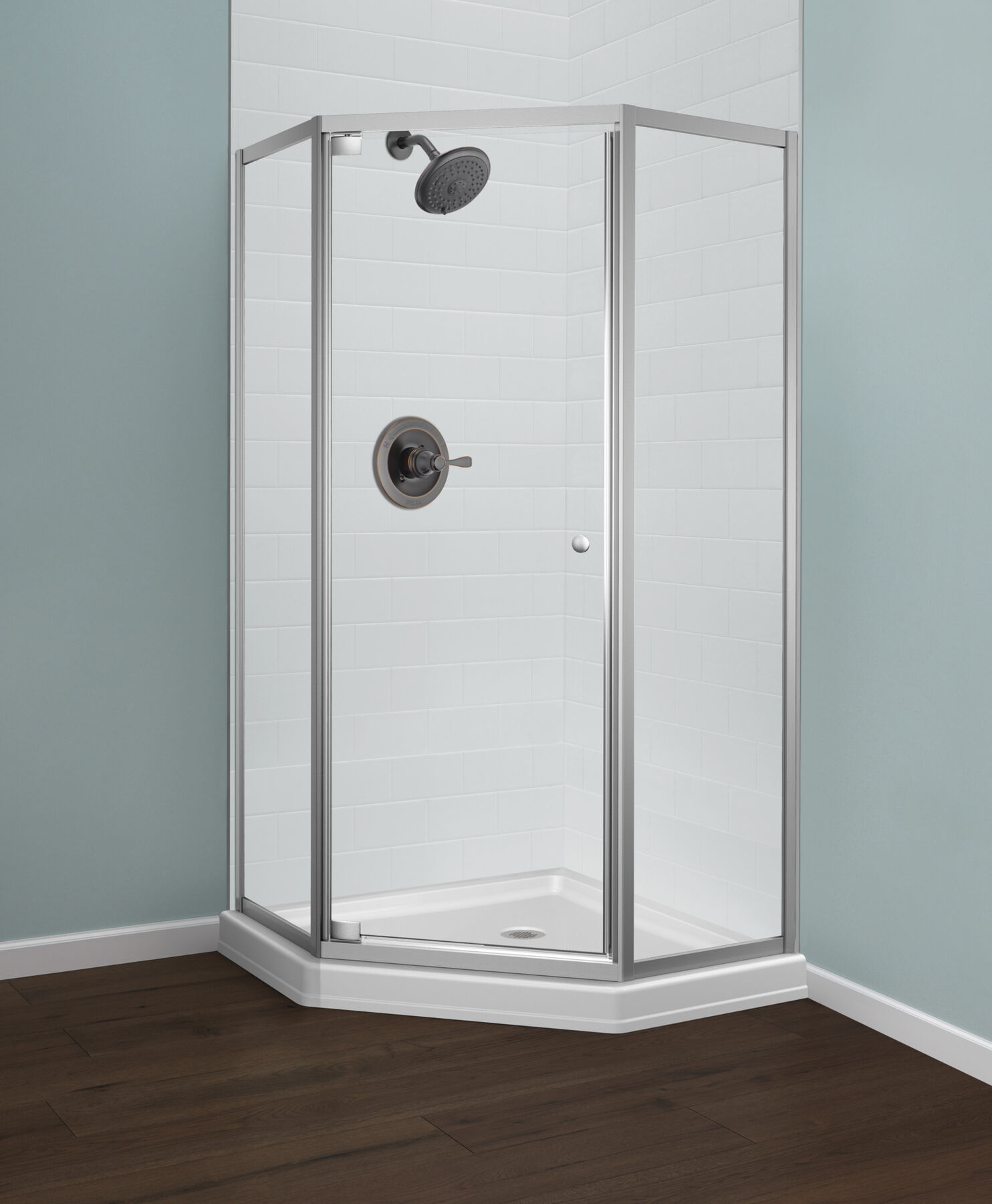 38" Neo-Angle Shower, image 1