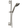 Ducha manual Porter de 3 funciones con barra para pared