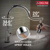 Llave para cocina monomando extensible con tecnología Touch<sub>2</sub>O®