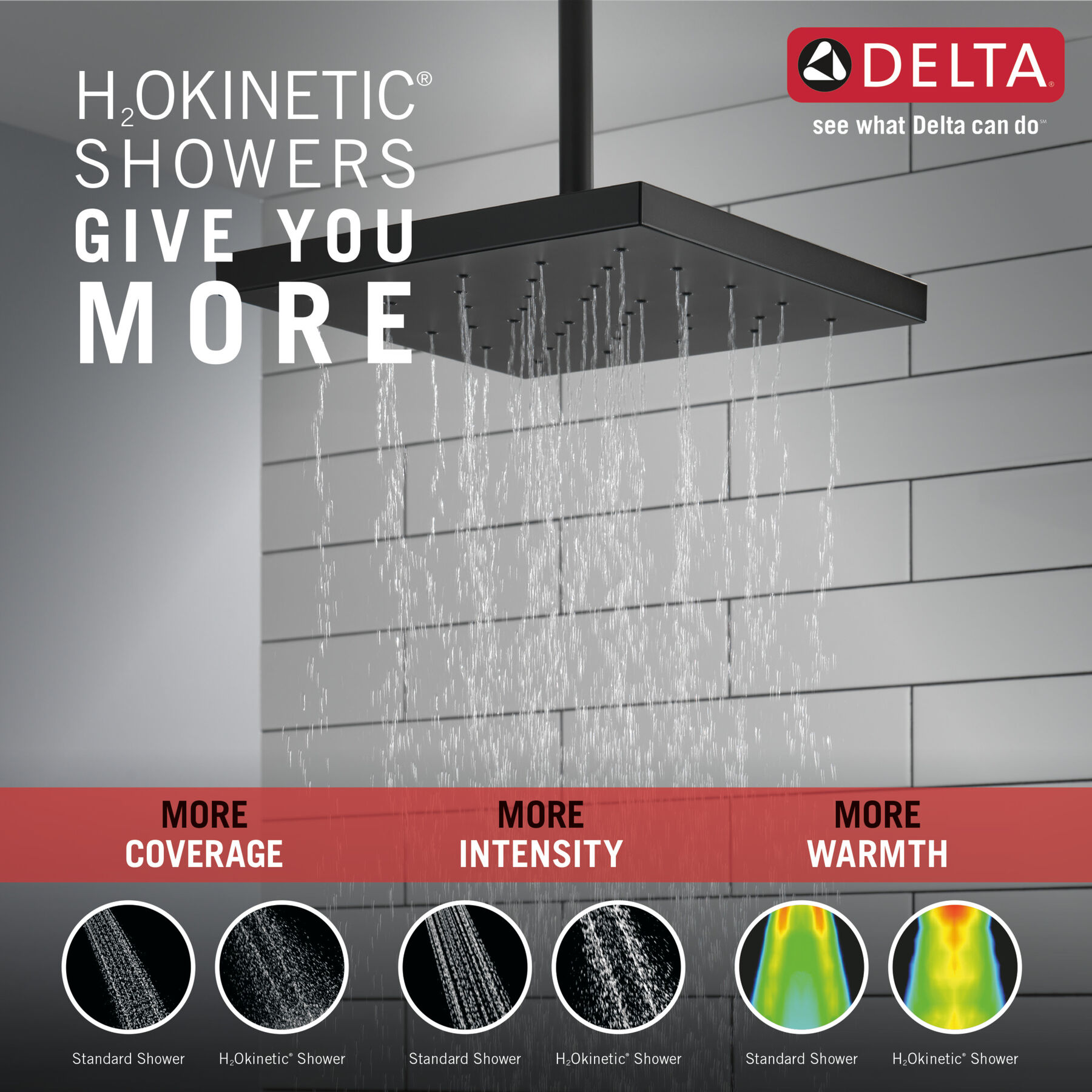 Cabezal de ducha H2Okinetic® UltraSoak™ (producto recertificado), imagen 1