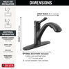 Llave para cocina extensible de una manija