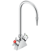 Two Handle Deck-mount Laboratory Mixing Faucet