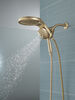 HydroRain® H<sub>2</sub>Okinetic® 5-Setting Two-in-One Shower Head (Recertified)