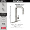 Llave para cocina monomando extensible