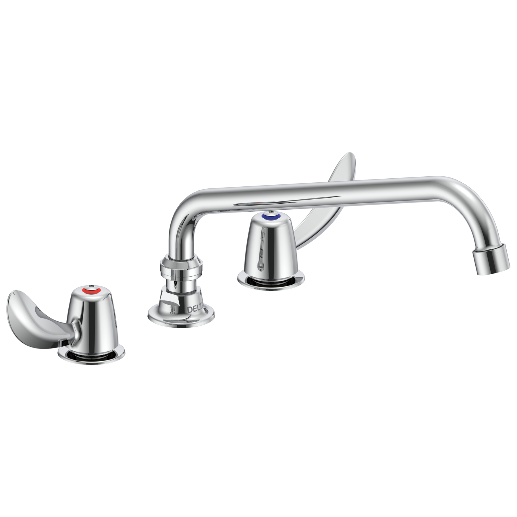 Two Handle 8 In Below Deck-Mount Faucet