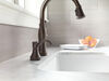 Llave para cocina monomando extensible con tecnologías Touch<sub>2</sub>O® y ShieldSpray®