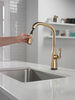Llave para cocina extensible de una manija con tecnología Touch<sub>2</sub>O® (producto recertificado)