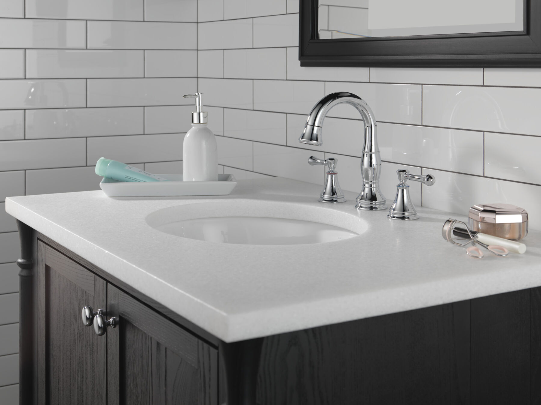 Llave para baño extensible independiente de dos manijas, imagen 9