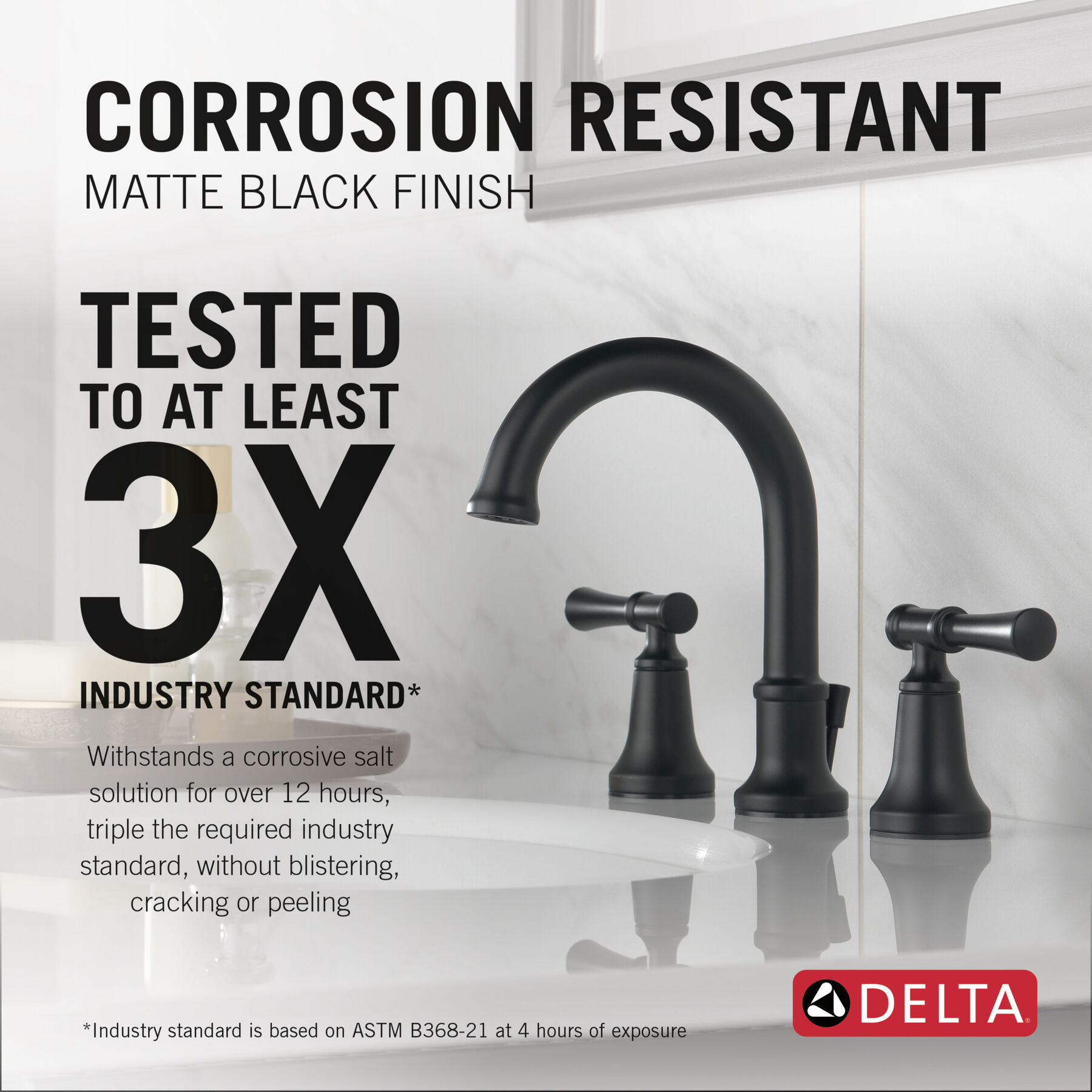 Llave para baño de extensión con dos manijas, imagen 3