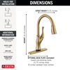 Touch<sub>2</sub>O® Technology Kitchen Faucet with Touchless Technology